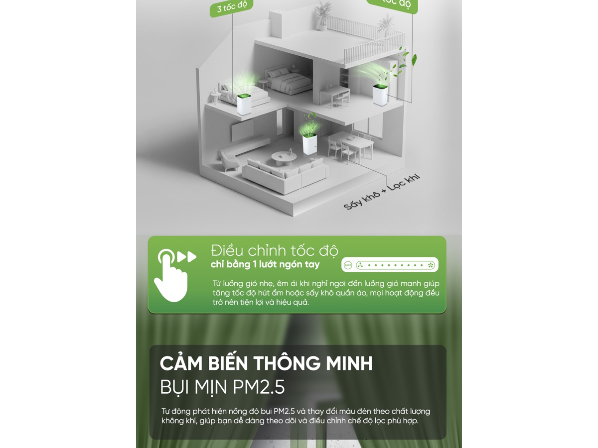 Máy hút ẩm Habibullet 