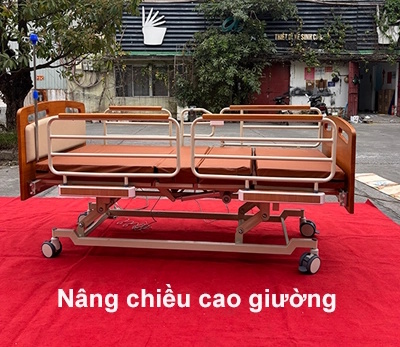 Giường bệnh nhân điện chỉnh được độ cao Giường bệnh nhân điện