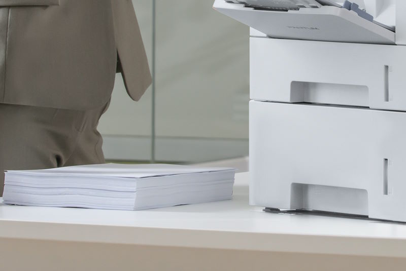 Hệ thống khay giấy lớn – Đáp ứng in ấn số lượng nhiều Máy in Pantum BP5100DW