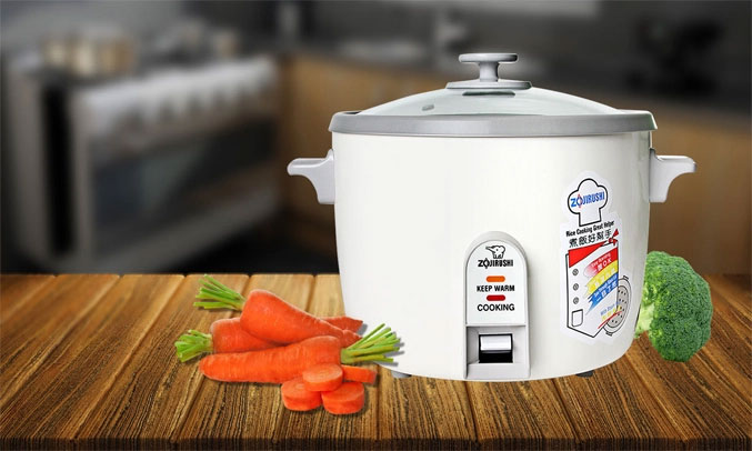 Nồi cơm điện nắp rời Zojirushi NH-SQ18 - 1,8 lít hoạt động với công suất 600W