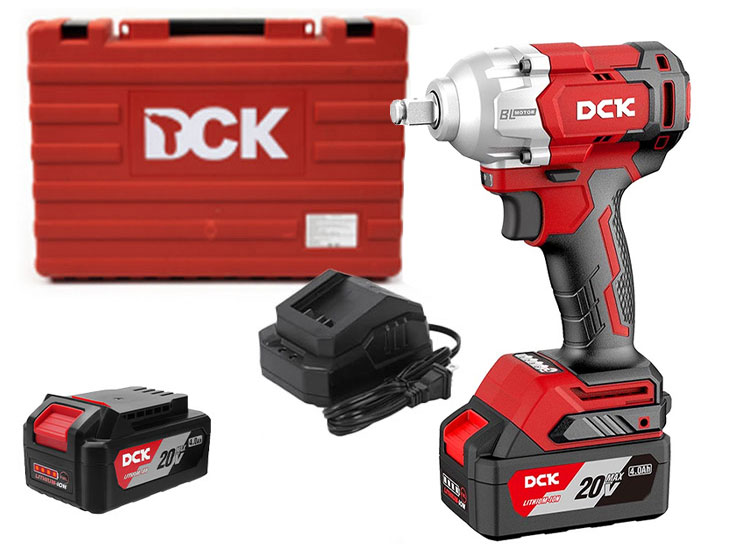 Máy siết bu lông kèm sẵn pin, sạc Máy siết bu lông dùng pin