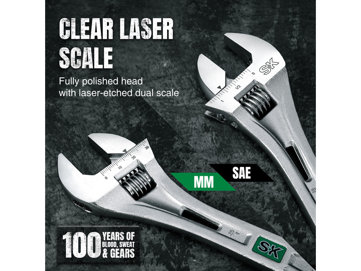 Mỏ lết SK Tools mở hàm tối đa 1 inch Mỏ lết SK Tools