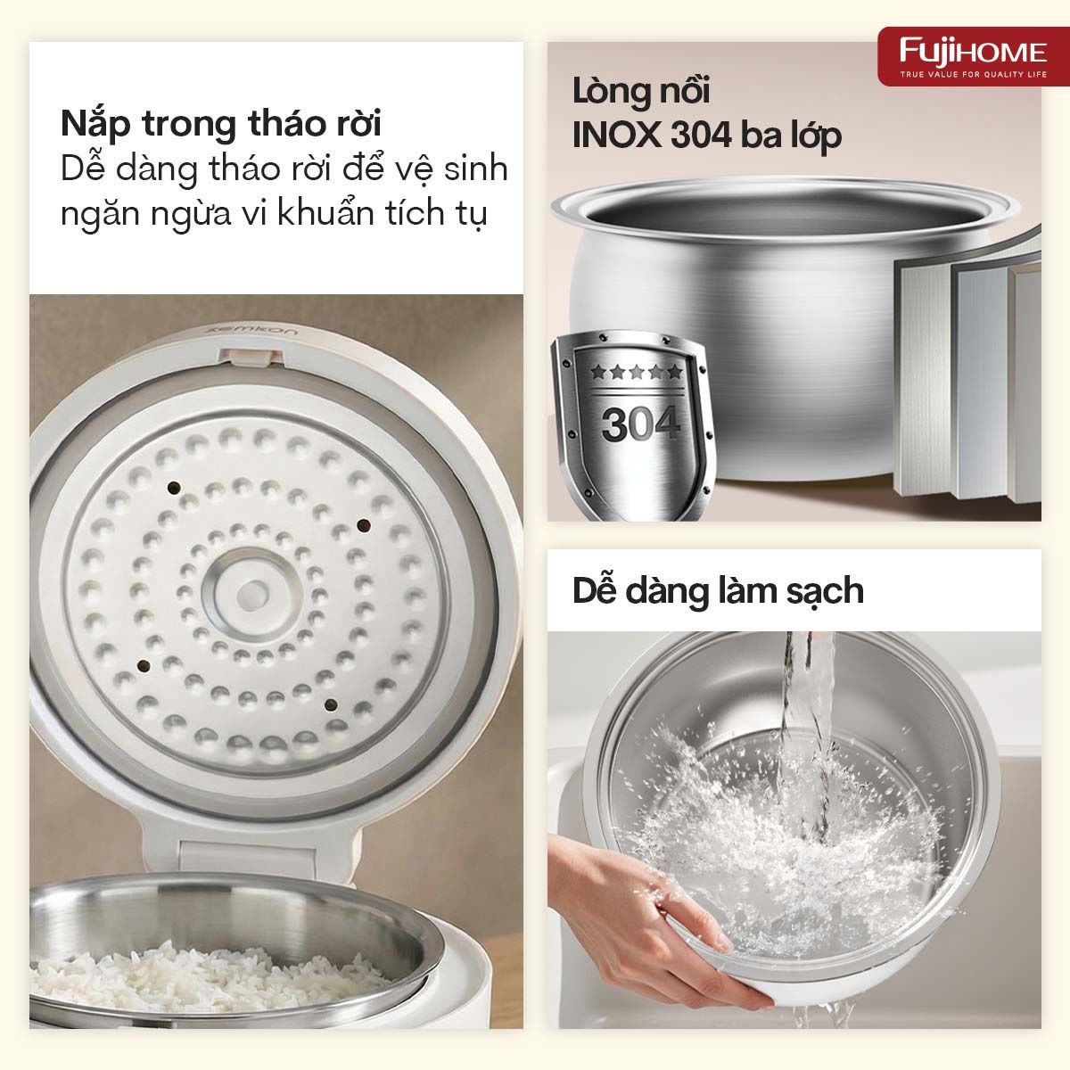 Nồi cơm điện Fujihome RC12LS