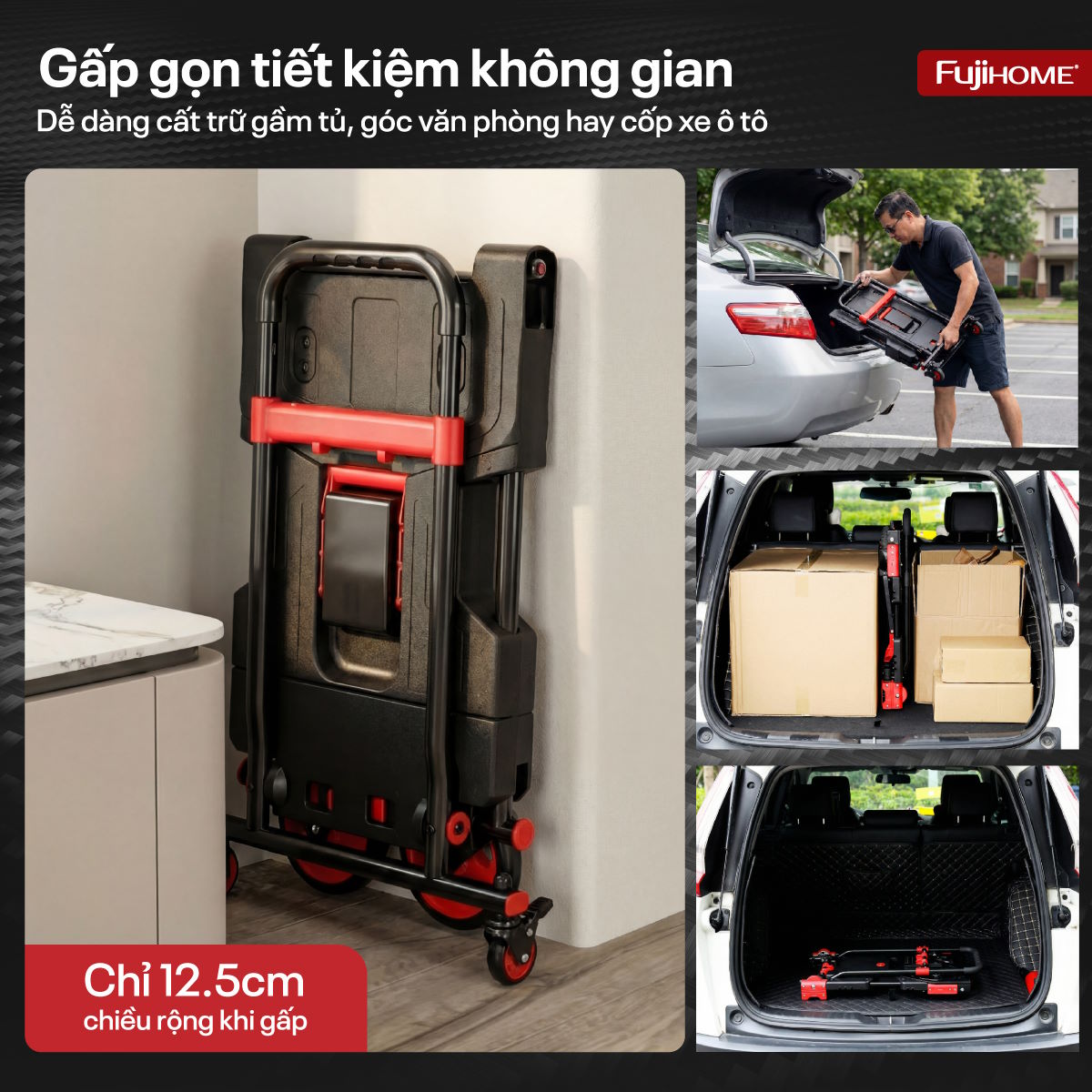 Xe đẩy đa năng Fujihome