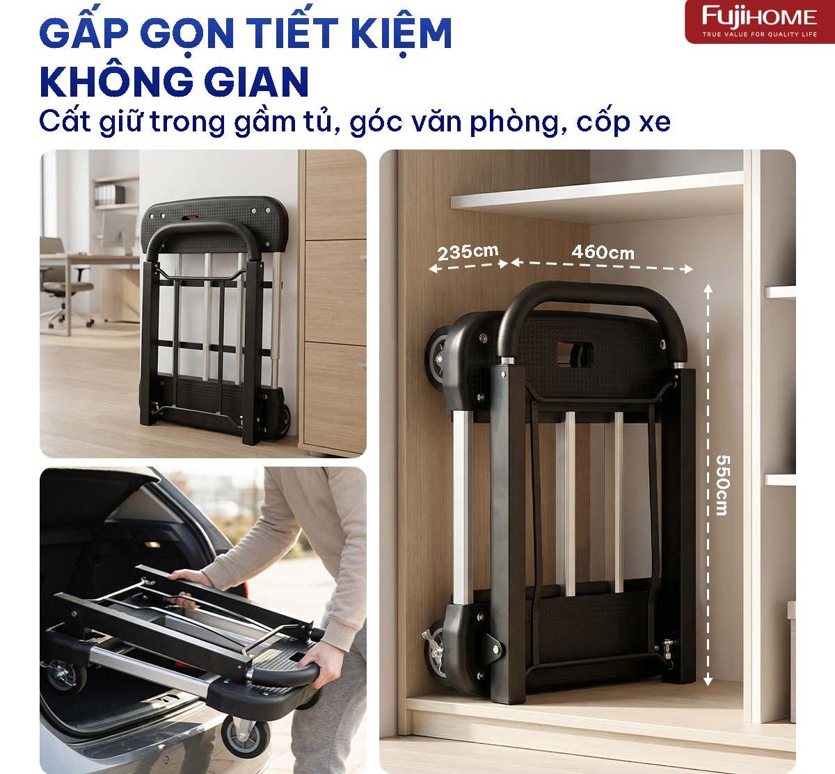 Xe đẩy đa năng Fujihome HTM-200