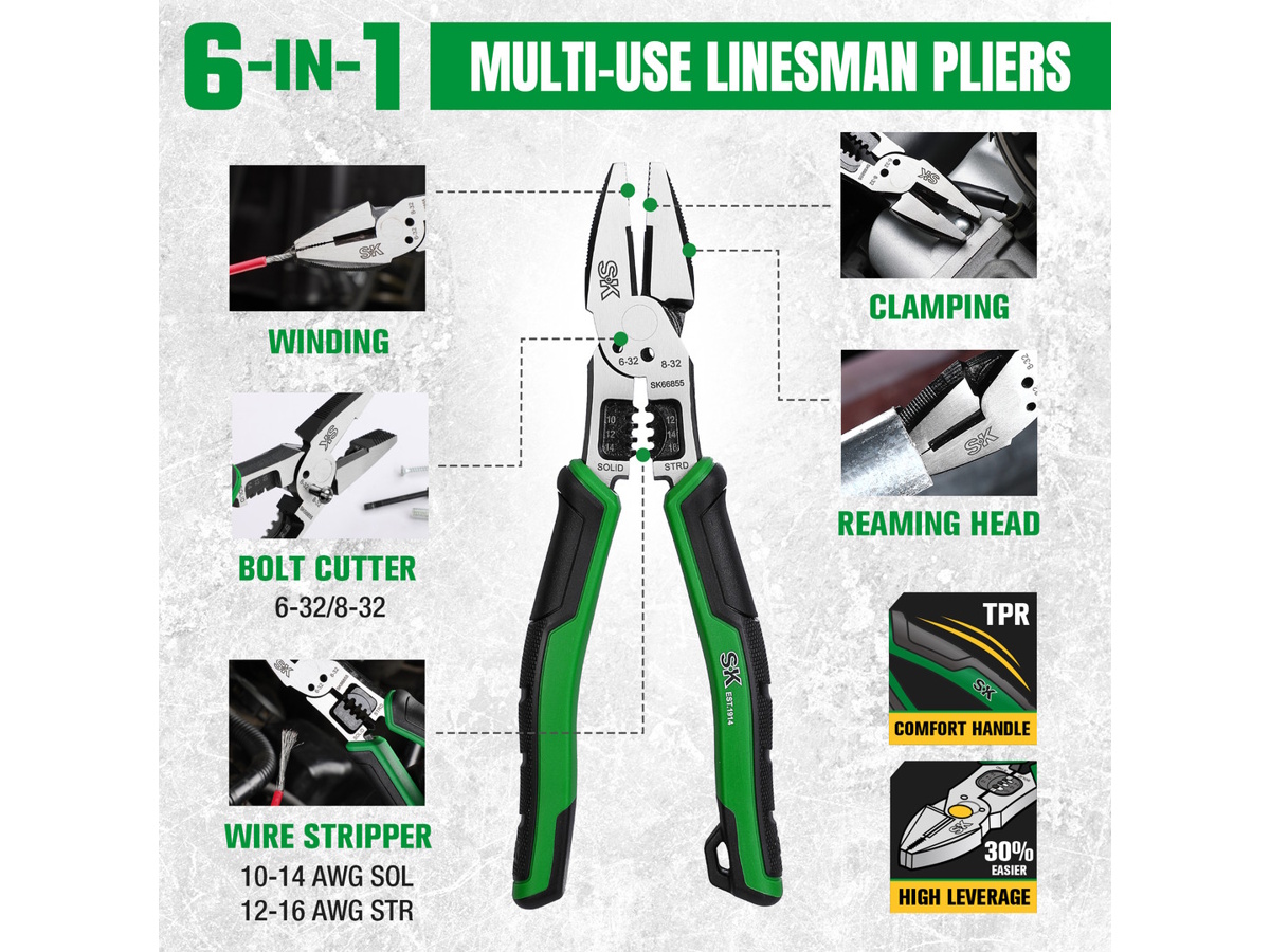 Kìm điện đa năng 6 trong 1 SK01326