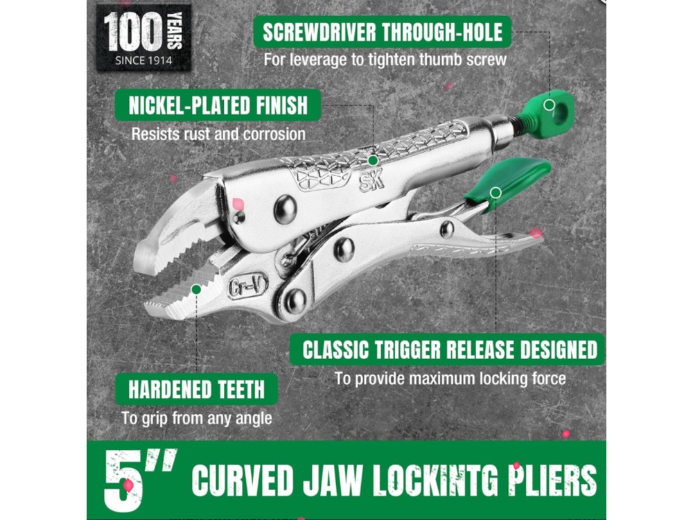 Kìm chết có hàm cong Kìm chết hàm cong