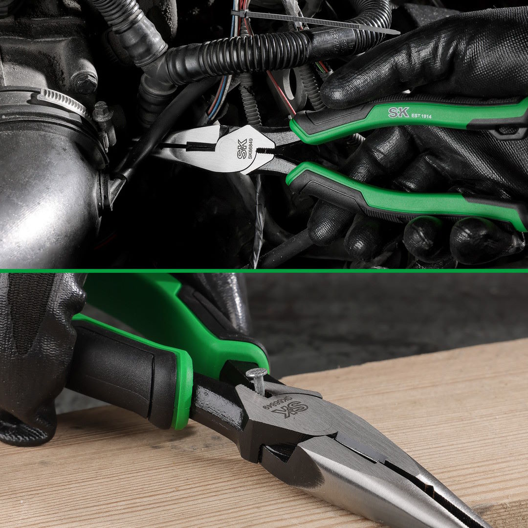 Kìm mũi dài 8inch/203mm SK Tools SK02104