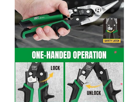 Kéo cắt tôn SK Tools thiết kế lò xo đẩy tự động Kéo cắt tôn SK Tools