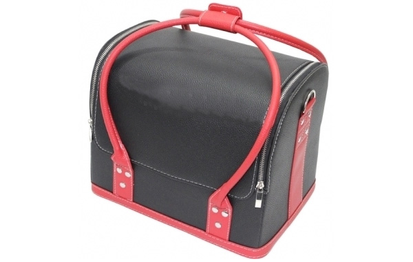 Túi da trang điểm Makeup Hando Pro 002 màu đen.