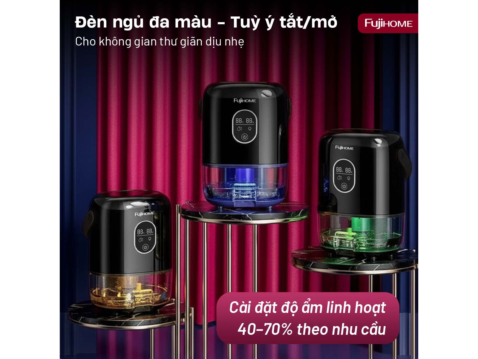 Máy hút ẩm Fujihome 