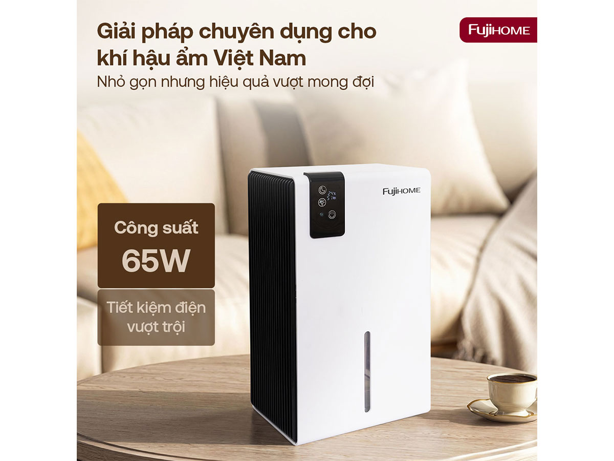 Máy hút ẩm bán dẫn mini Fujihome DHP23-MINI