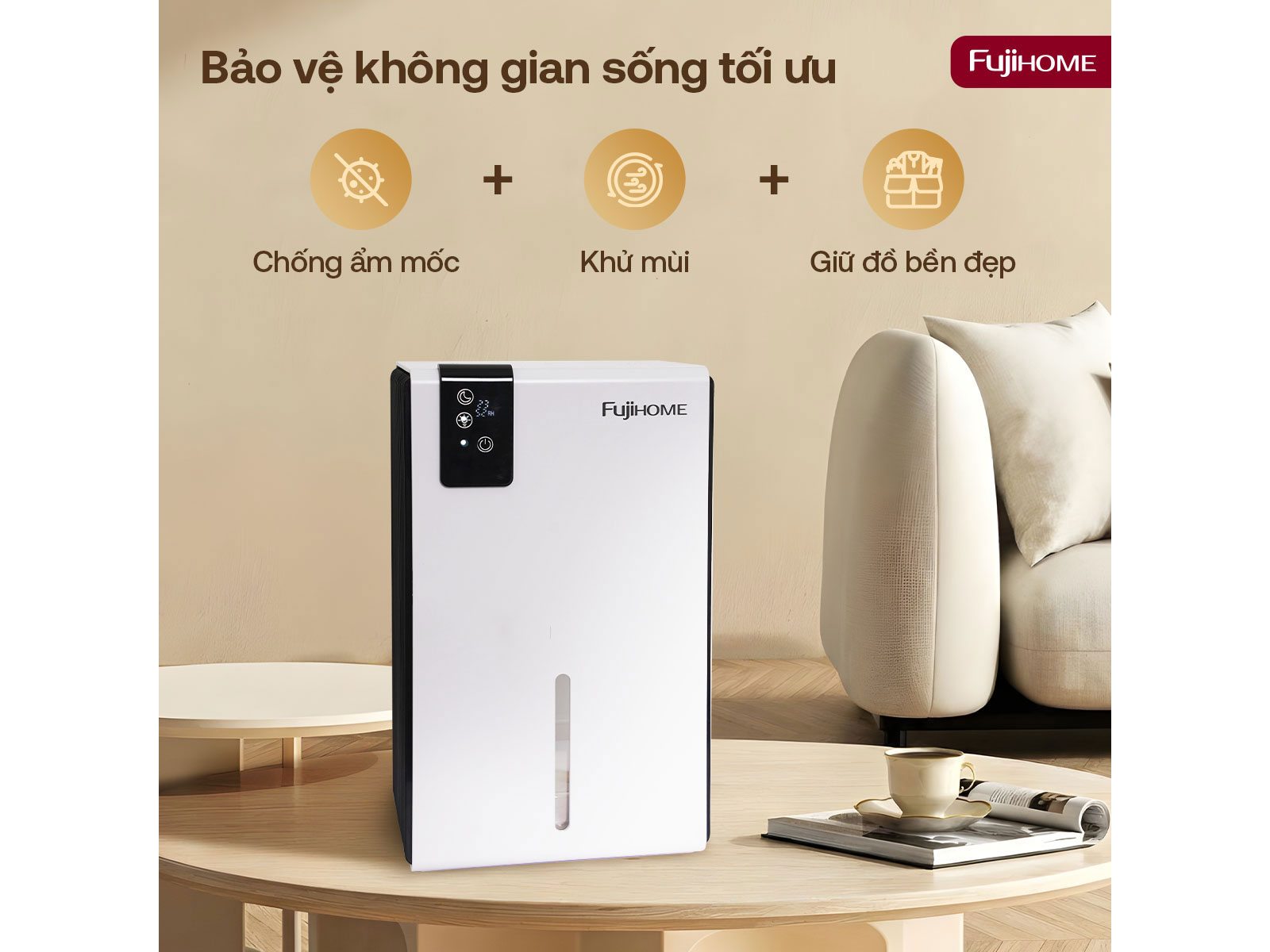 Máy hút ẩm Fujihome  