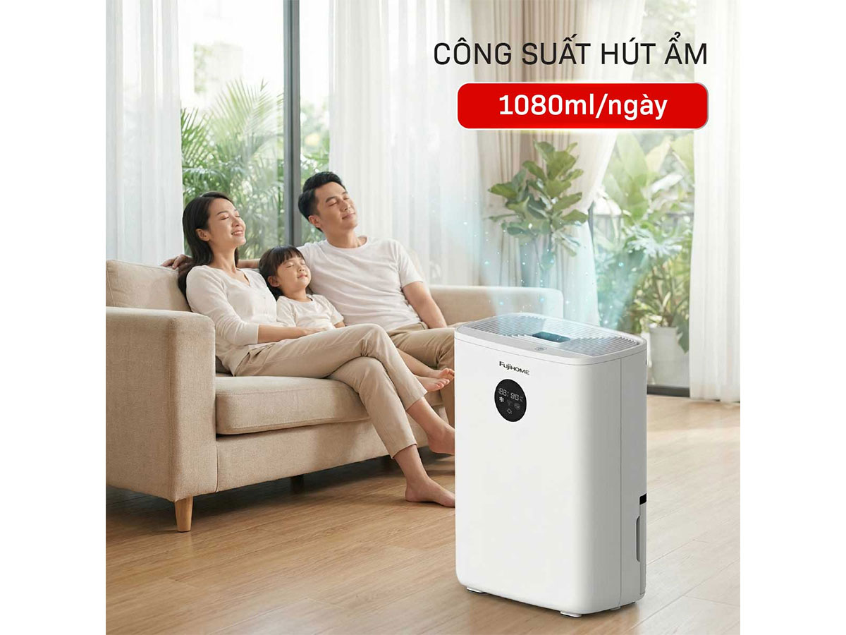 DHP05-MINI có công suất hút 1.08 lít/ngày DHP05-MINI