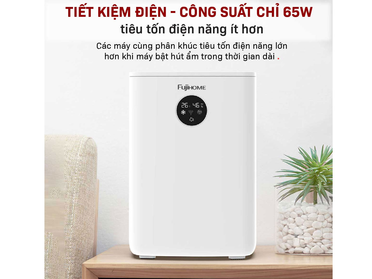 Fujihome DHP05-MINI có công suất mô tơ 65W Fujihome DHP05-MINI