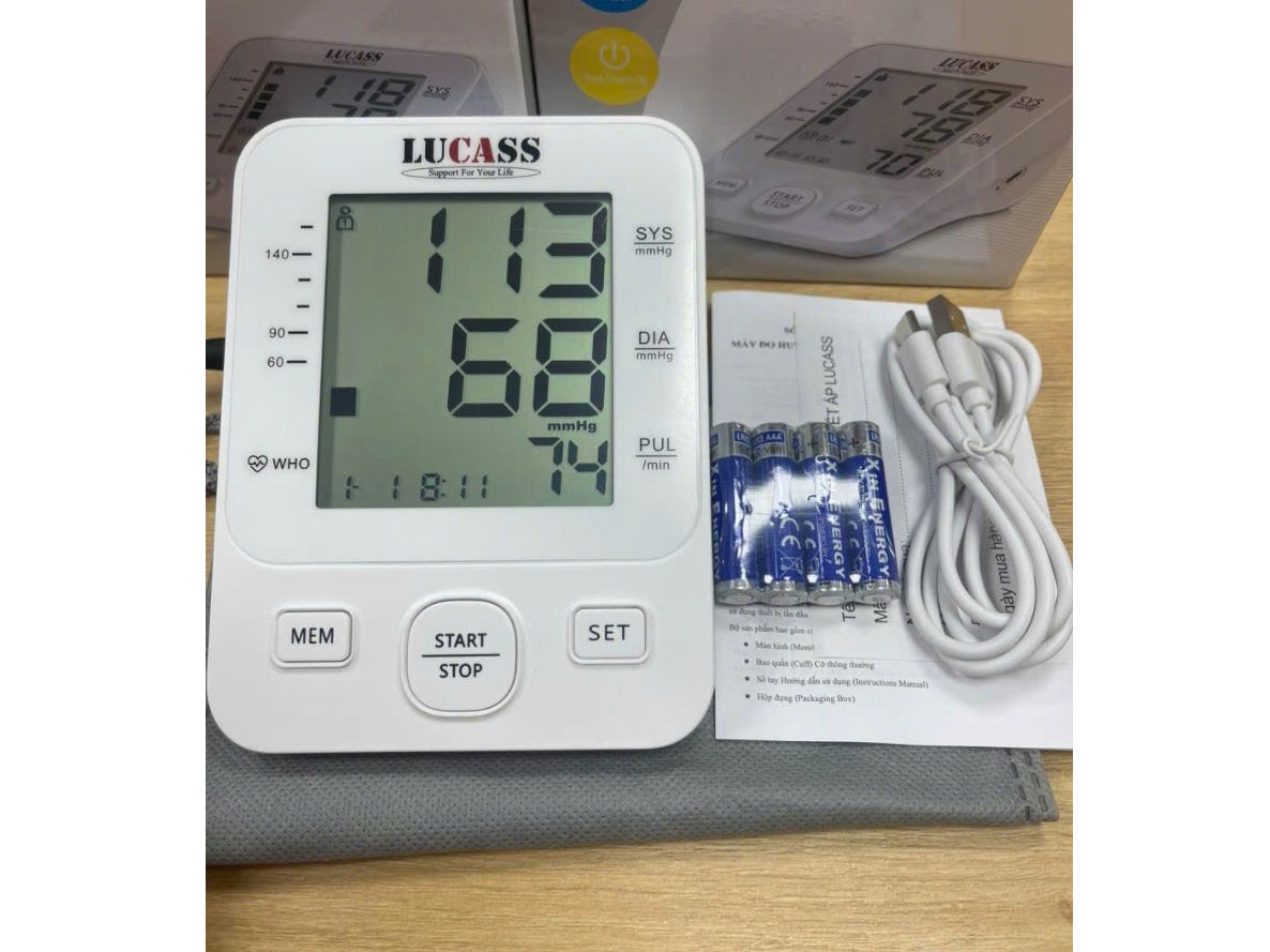 Máy đo huyết áp Lucass AXD-811 (A-81) Máy đo huyết áp Lucass AXD-811 (A-81)