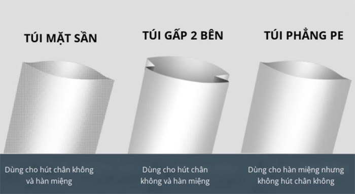 Cách sử dụng các loại túi với máy hút chân không Mocato