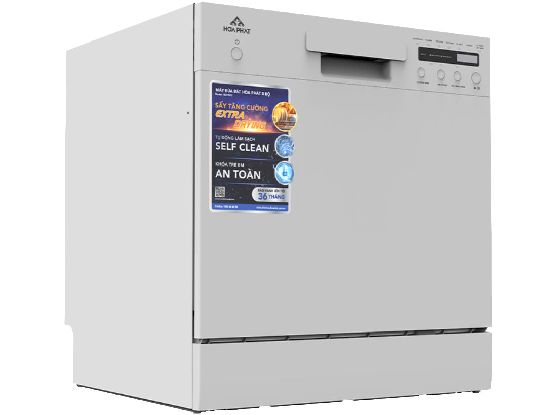 Máy rửa bát Hòa Phát 8 bộ HDS9812