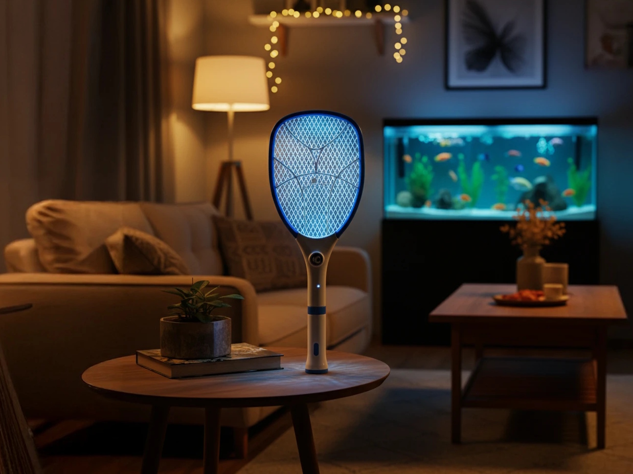 Vợt bắt muỗi có vỏ nhựa cao cấp vợt bắt muỗi