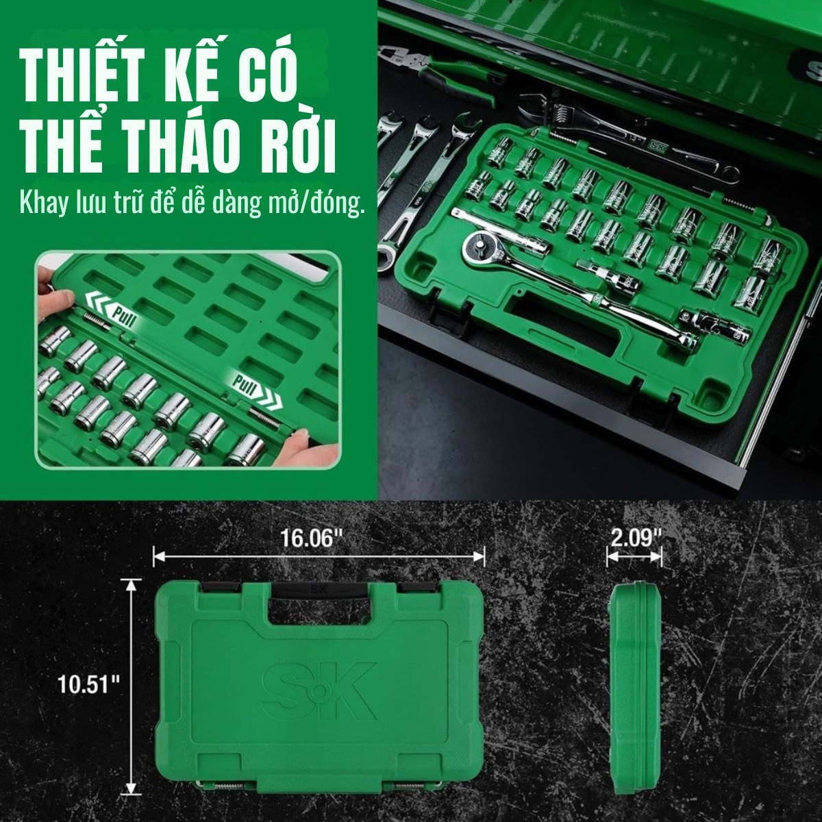 Thiết kế chuyên nghiệp, bền bỉ theo thời gian SK Tools SK01355