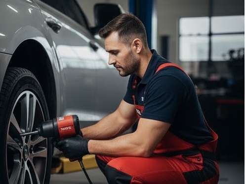 Găng tay cao su sửa xe nhám vân kim cương Yato YT 74742