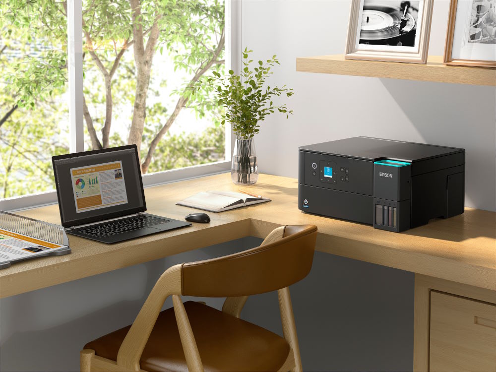 Thiết kế nhỏ gọn, hiện đại – Tối ưu không gian làm việc Máy in phun đa năng Epson L4360