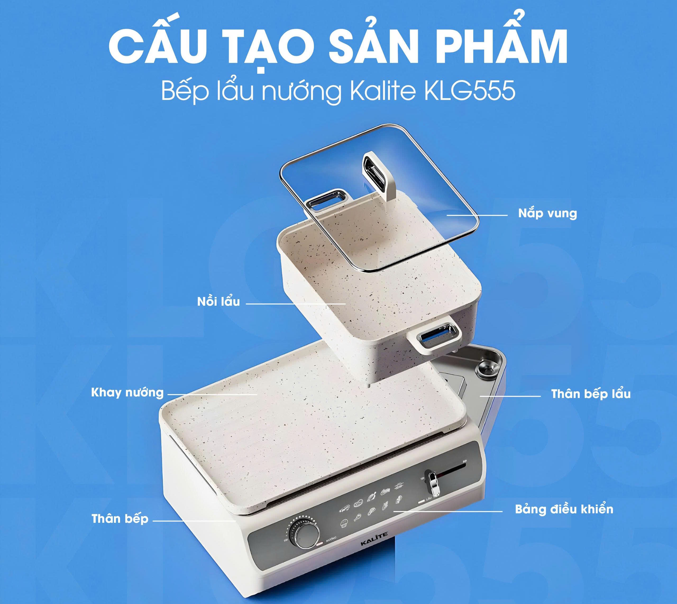 Nồi lẩu nướng Kalite