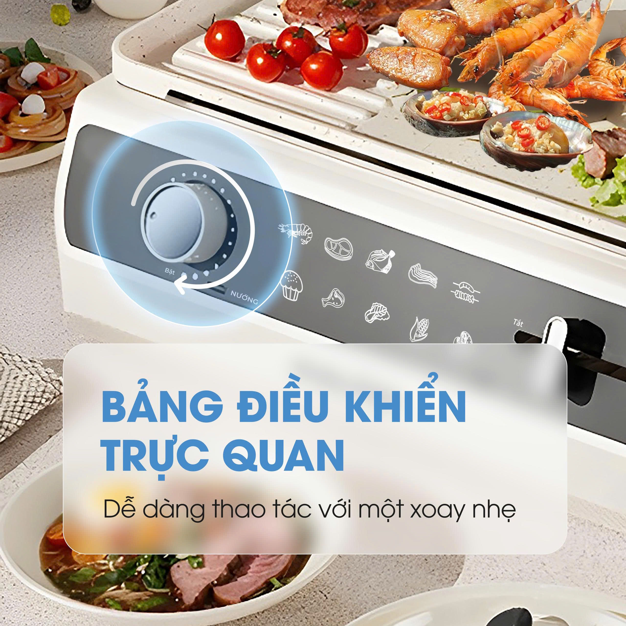 Nồi lẩu nướng 2in1 Kalite