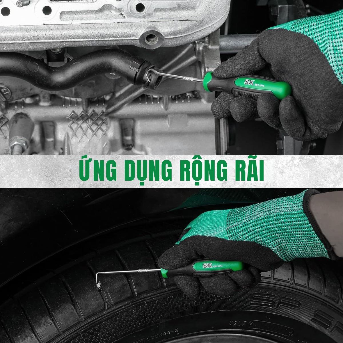 Bộ móc và nhặt 4 chi tiết SK Tools
