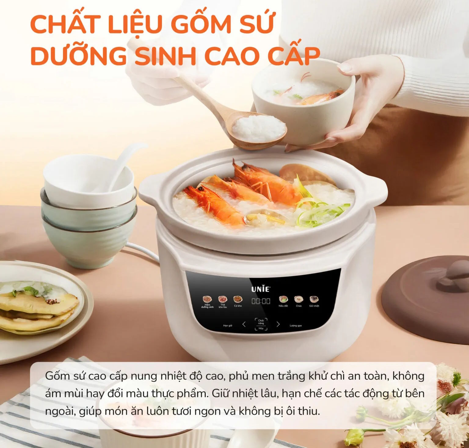 Nồi kho hầm Unie USC888