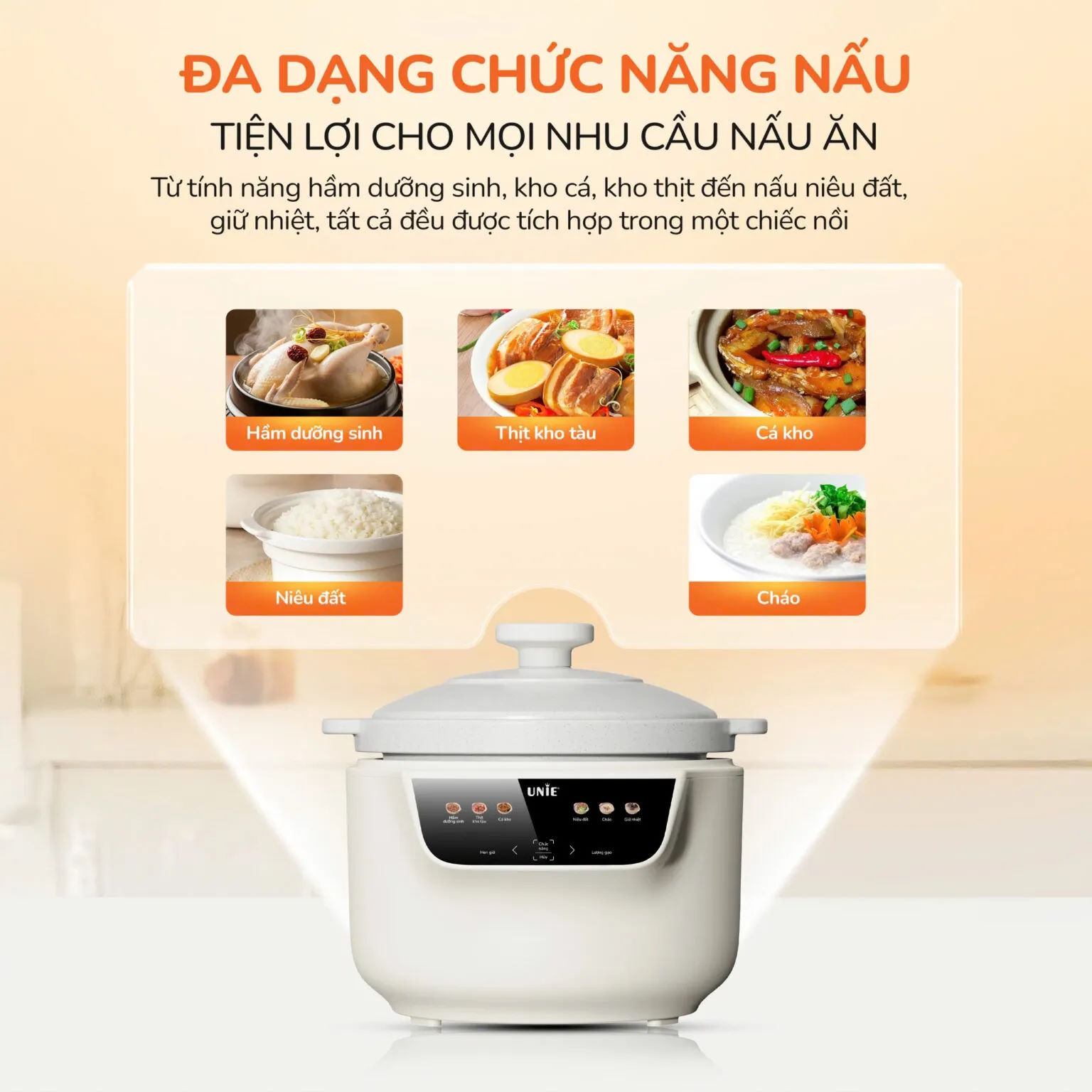 Nồi kho hầm Unie