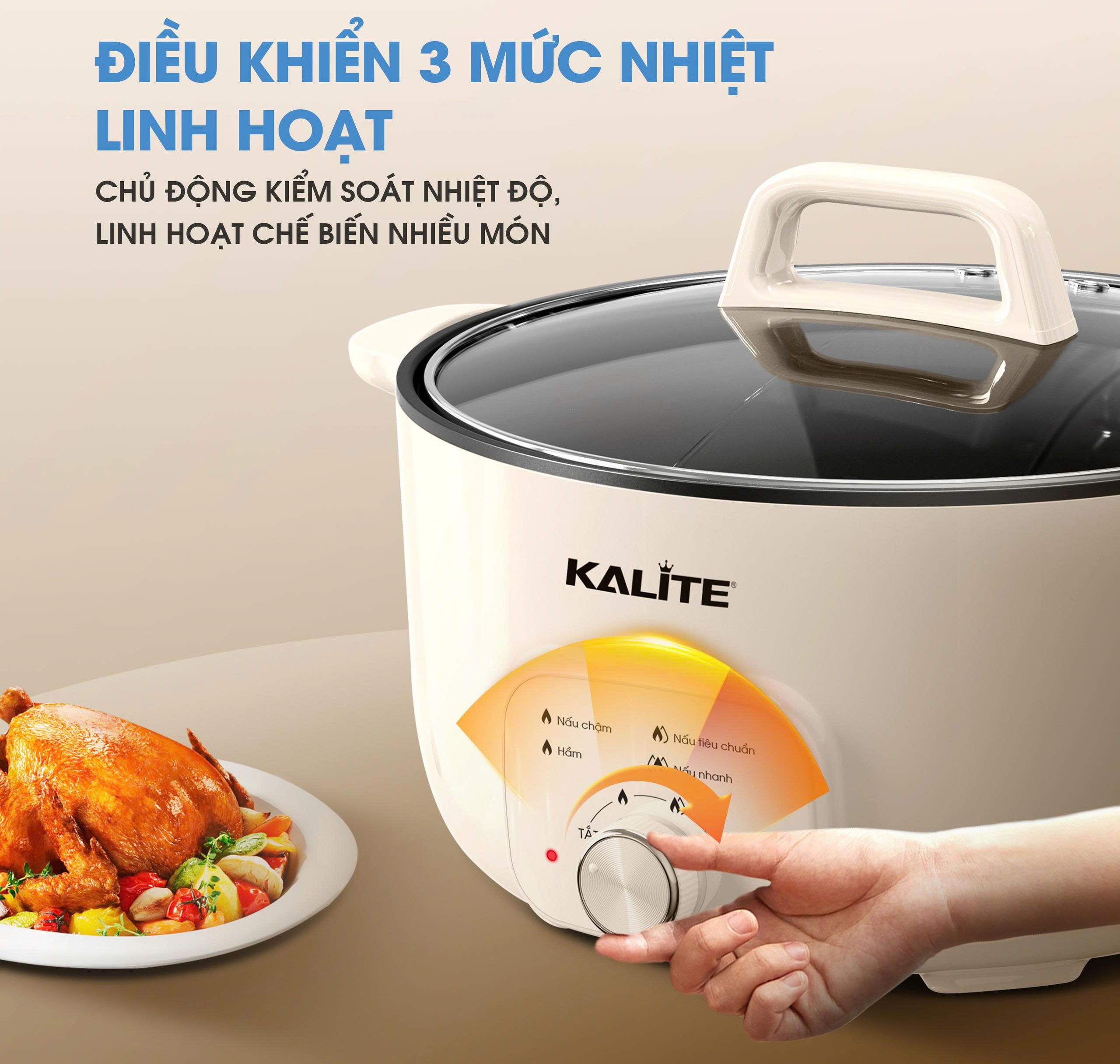 Nồi lẩu điện Kalite KL568 Elegant