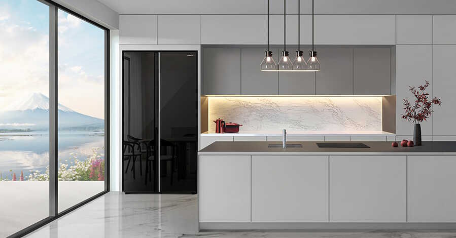 Tủ lạnh Side by Side Hitachi Inverter 653 lít HRSN9713ESAGBKVN