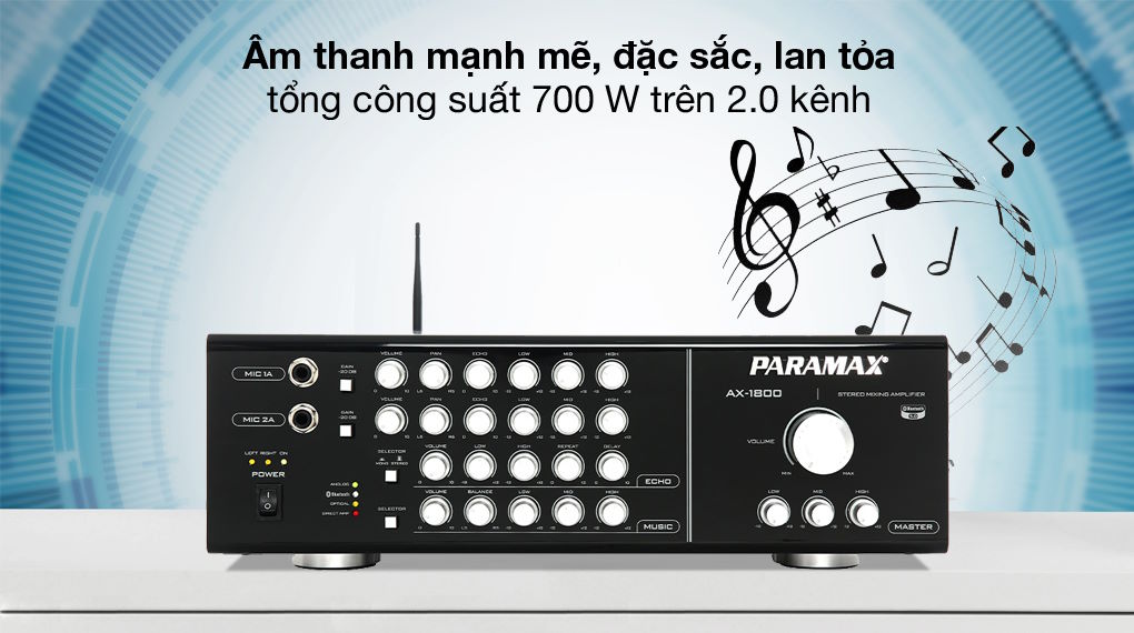 Amply karaoke tích hợp AX-1800