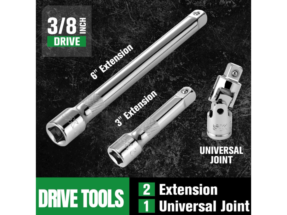 Cần siết 3/8 inch Drive 216P Bộ tuýp SK Tools SK01308
