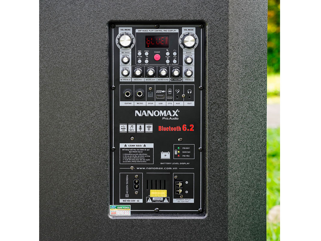 Loa kéo Nanomax kết nối Bluetooth 6.2 Loa kéo Nanomax