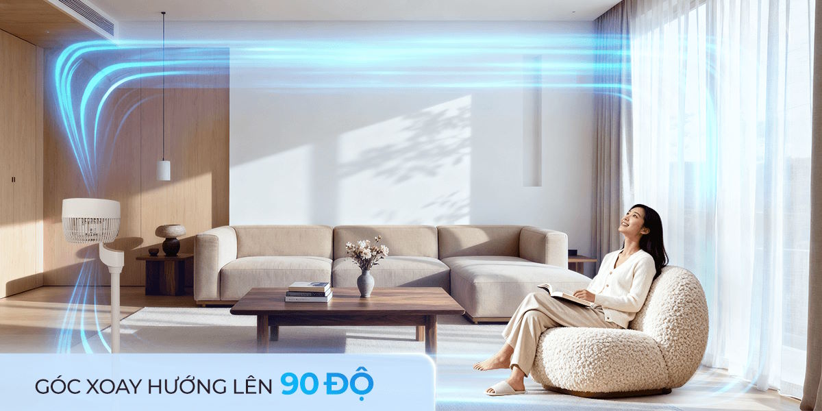 Quạt tuần hoàn Sharp PJ-CD603V-C 24W