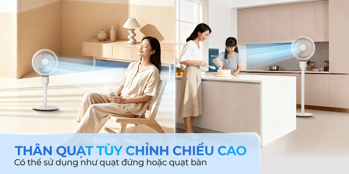Quạt tuần hoàn Sharp 3 cánh PJ-CD603V-C 24W