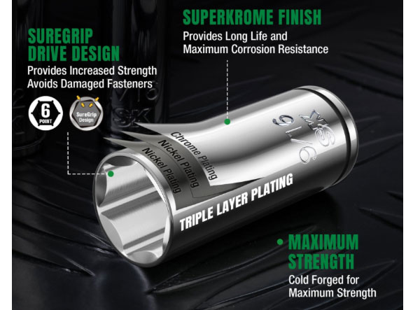 SK01357 có đầu khẩu 6 cạnh SK01357