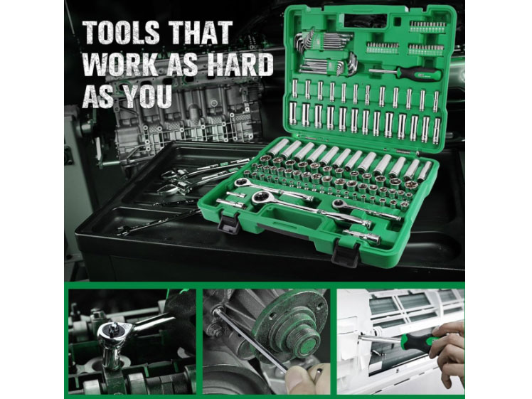 Bộ dụng cụ vặn bu lông SK Tools 