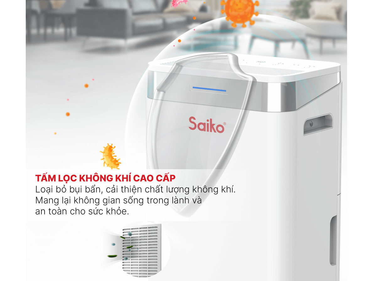 HDF-30E có tấm lọc không khí HDF-30E