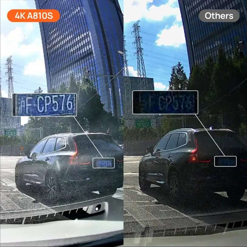 MaiColor Vivid+ Solution – Cân bằng sáng thông minh, màu sắc chân thực Camera hành trình 70mai A810S-2