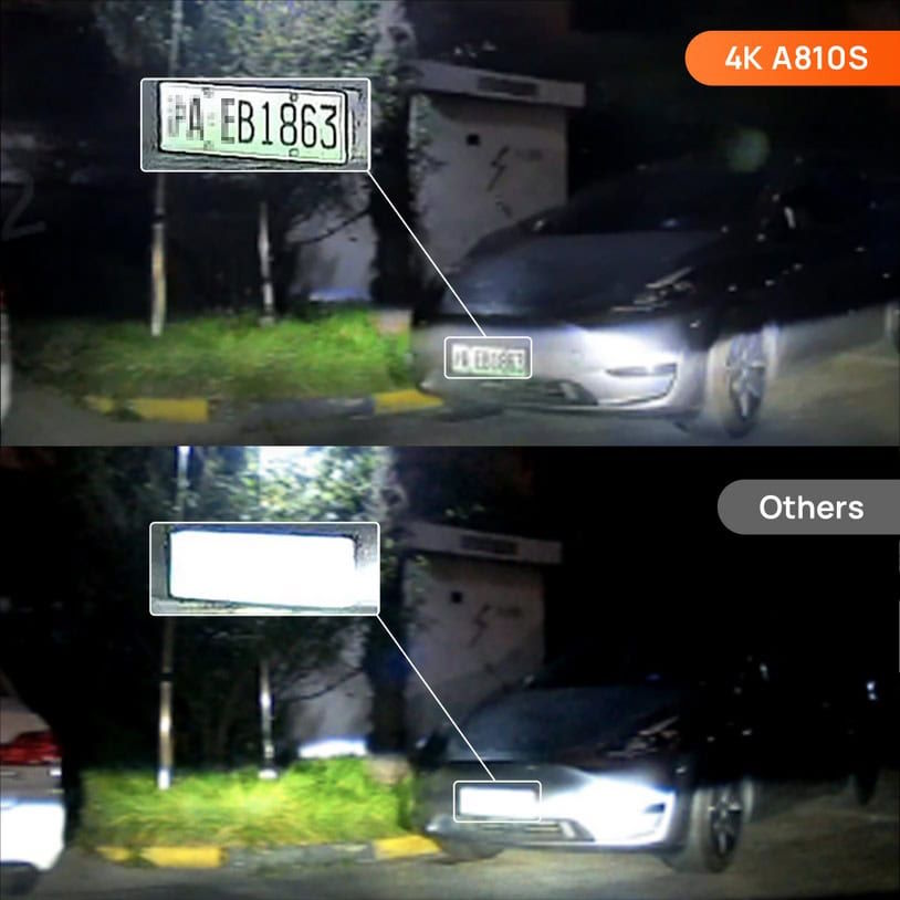 Night Owl Vision – Lái xe ban đêm rõ ràng hơn Camera hành trình trước sau 70mai