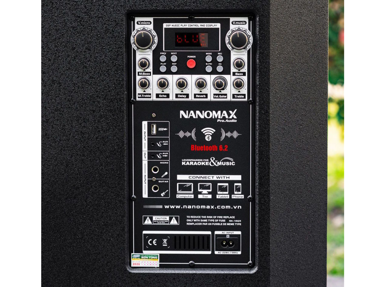 Bluetooth 6.2 – Kết nối nhanh, ổn định Nanomax SK-16Q2