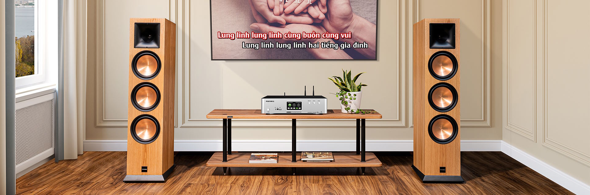 Cấu trúc 2 đường tiếng – Tối ưu sự đồng pha Loa Hi-Fi Paramax Euro 803 Classic