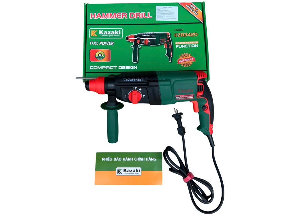 Máy khoan bê tông 3 chức năng Kazaki KZ83420