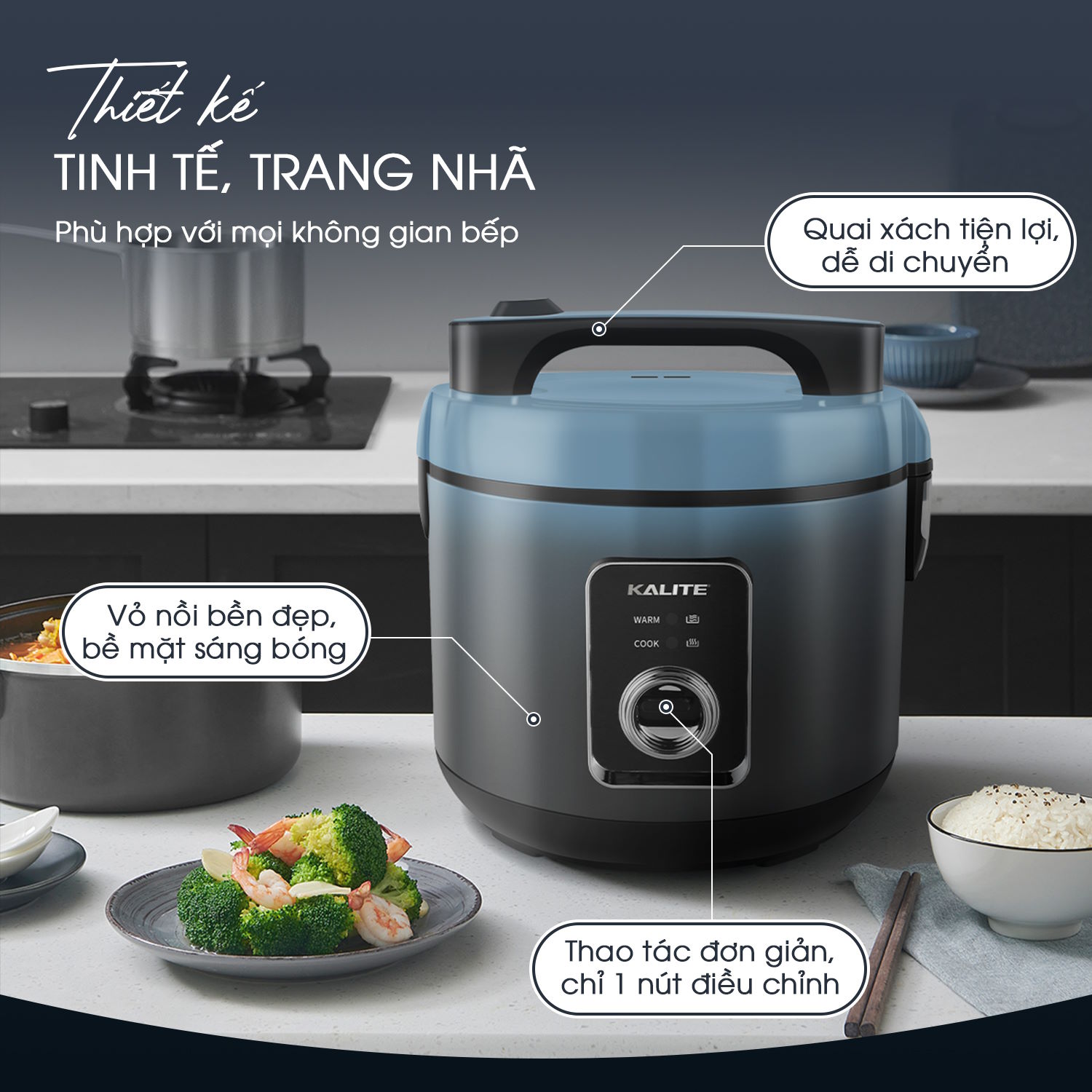 Nồi cơm điện Kalite KRC6018