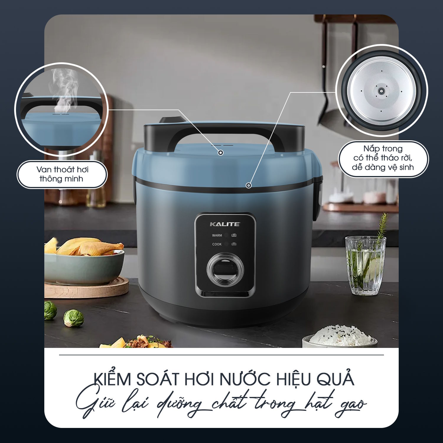 Nồi cơm điện Kalite