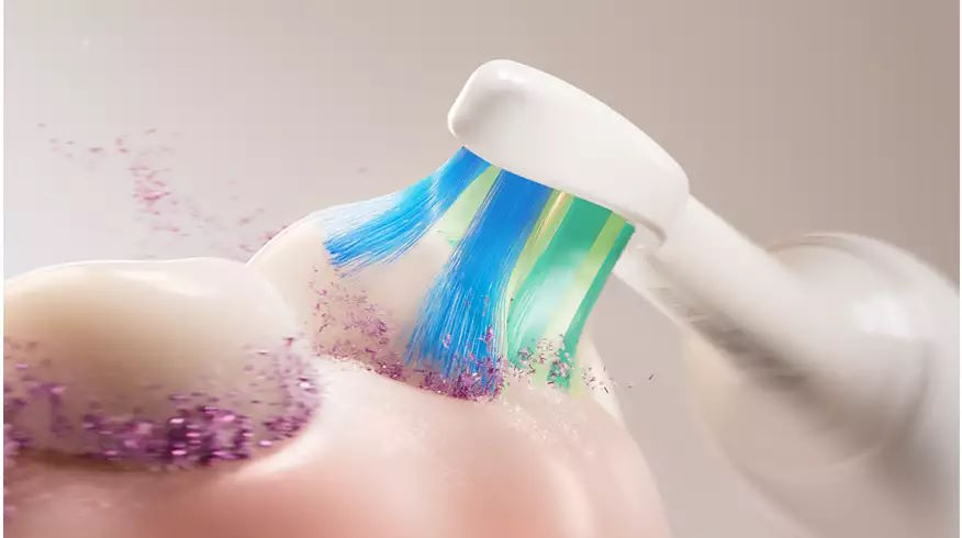 Loại bỏ mảng bám hiệu quả gấp 3 lần Bàn chải đánh răng Philips HX3901/01