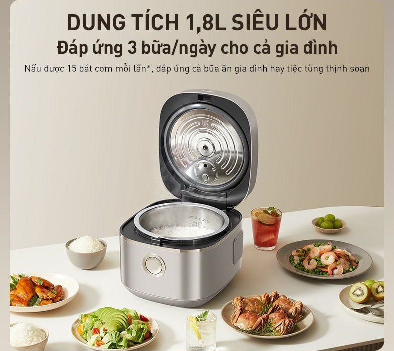 Nồi cơm điện tử chống dính tự nhiên Joyoung JNRC-502